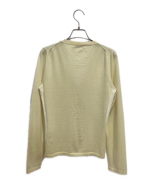 JIL SANDER（ジルサンダー）JIL SANDER (ジルサンダー) カシミヤブレンド カーディガン イエロー サイズ:36の古着・服飾アイテム