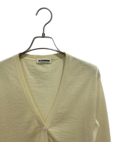 JIL SANDER（ジルサンダー）JIL SANDER (ジルサンダー) カシミヤブレンド カーディガン イエロー サイズ:36の古着・服飾アイテム