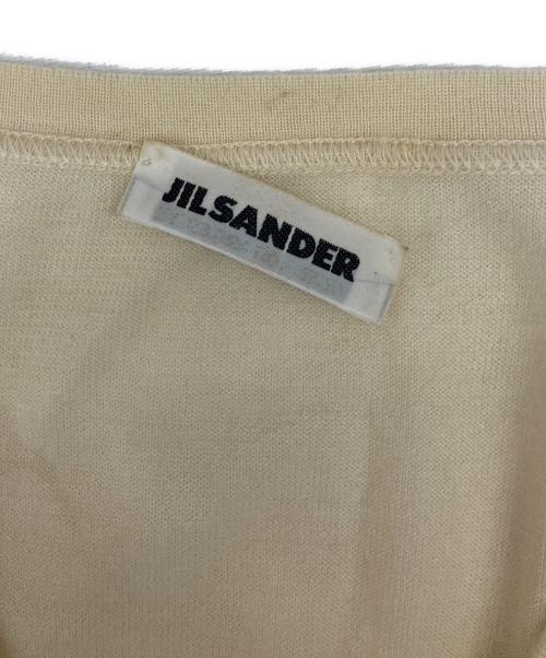 JIL SANDER（ジルサンダー）JIL SANDER (ジルサンダー) カシミヤブレンド カーディガン イエロー サイズ:36の古着・服飾アイテム