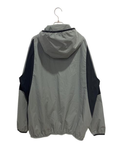 CRONOS（クロノス）CRONOS (クロノス) Air dot Windbreaker Jacket グレーxブラック サイズ:40の古着・服飾アイテム