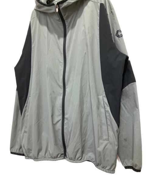 CRONOS（クロノス）CRONOS (クロノス) Air dot Windbreaker Jacket グレーxブラック サイズ:40の古着・服飾アイテム