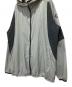 中古・古着 CRONOS (クロノス) Air dot Windbreaker Jacket グレーxブラック サイズ:40：8000円