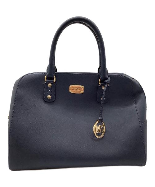 MICHAEL KORS（マイケルコース）MICHAEL KORS (マイケルコース) ハンドバッグ ネイビーの古着・服飾アイテム