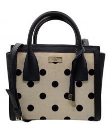 Kate Spade（ケイトスペード）の古着「2WAYバッグ」｜ホワイト×ブラック
