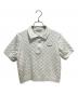 the toe（ザ・トゥー）の古着「Herald Short Sleeve Polo Knit」｜ホワイト
