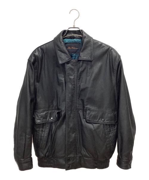 SUBURBAN（サバーバン）SUBURBAN (サバーバン) レザージャケット ブラック サイズ:Lの古着・服飾アイテム