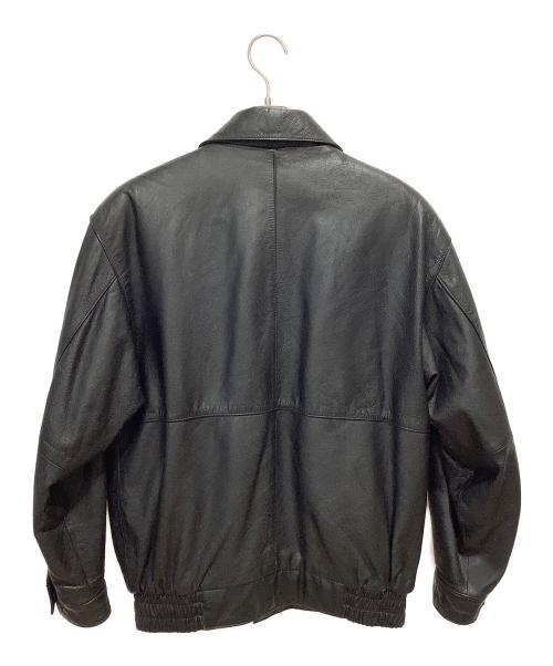 SUBURBAN（サバーバン）SUBURBAN (サバーバン) レザージャケット ブラック サイズ:Lの古着・服飾アイテム
