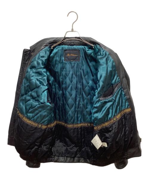 SUBURBAN（サバーバン）SUBURBAN (サバーバン) レザージャケット ブラック サイズ:Lの古着・服飾アイテム