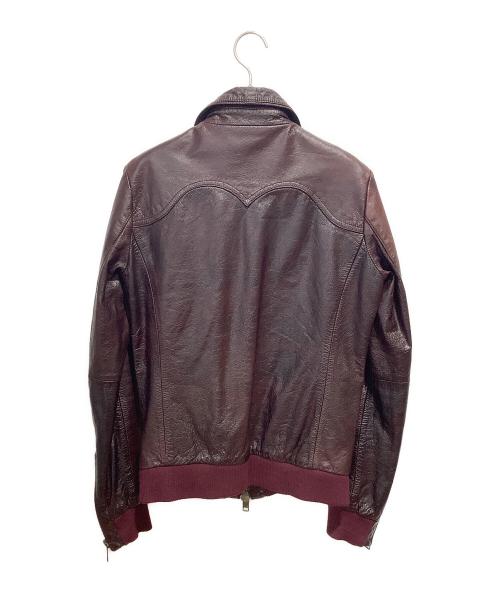 lidah（リダ）lidah (リダ) ホースレザー シングルライダース レザージャケット ブラウン サイズ:Sの古着・服飾アイテム