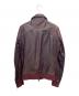 lidah (リダ) ホースレザー シングルライダース レザージャケット ブラウン サイズ:S：5000円