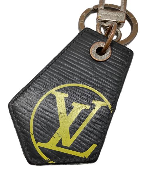 LOUIS VUITTON（ルイ ヴィトン）LOUIS VUITTON (ルイ ヴィトン) エピ キーホルダー ブラック×イエローの古着・服飾アイテム