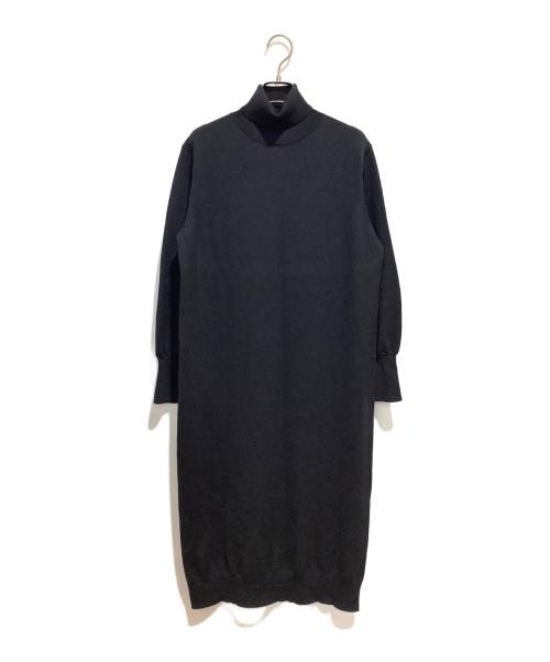 SOEJU（ソージュ）SOEJU (ソージュ) ウール混ニットワンピース ブラック サイズ:Sの古着・服飾アイテム