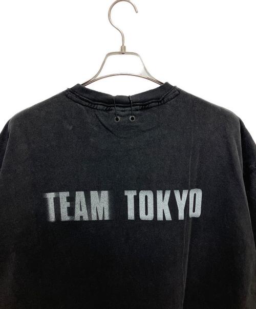 TEAM WANG（チームワン）team wang (チームワン) CREW NIGHTTOKYO EXCLUSIVE T-SHIRT ブラック サイズ:2 未使用品の古着・服飾アイテム