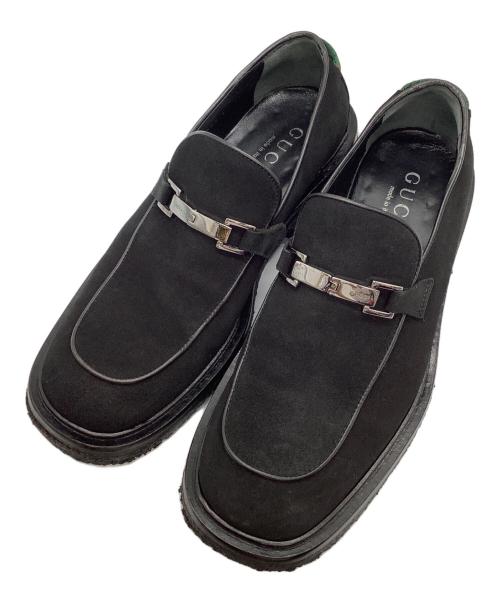 GUCCI（グッチ）GUCCI (グッチ) ビットローファー ブラック サイズ:42の古着・服飾アイテム