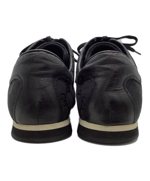 GUCCI（グッチ）GUCCI (グッチ) GG ローカットスニーカー ブラック サイズ:41.5の古着・服飾アイテム