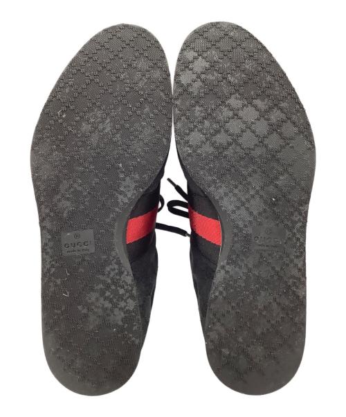 GUCCI（グッチ）GUCCI (グッチ) GG ローカットスニーカー ブラック サイズ:41.5の古着・服飾アイテム
