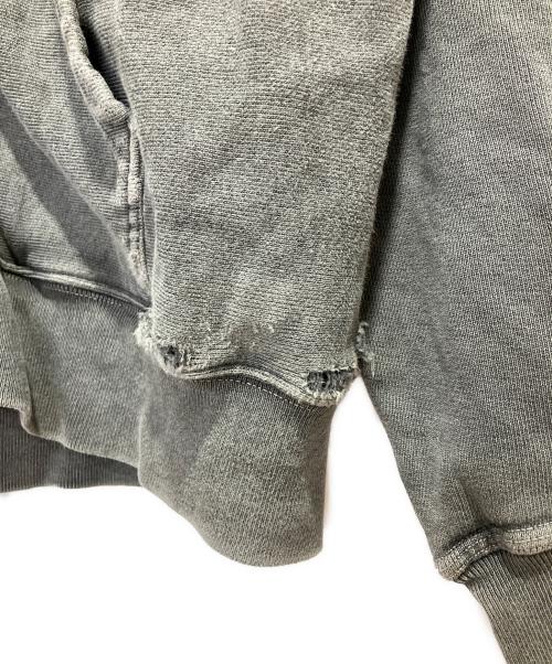 stussy（ステューシー）stussy (ステューシー) BASIC STÜSSY ZIP HOODIE PIGMENT DYED グレー サイズ:Mの古着・服飾アイテム