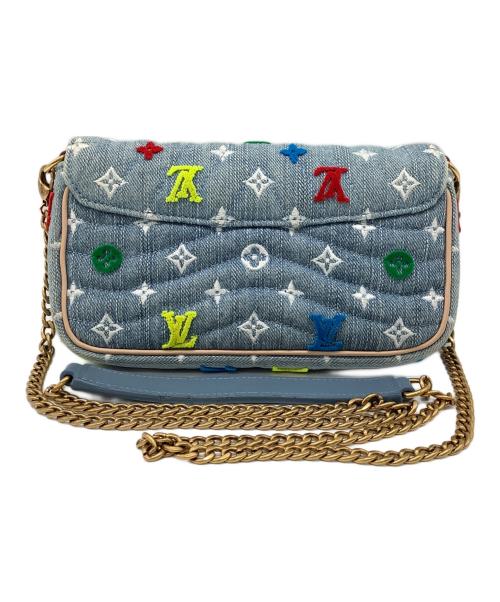 LOUIS VUITTON（ルイ ヴィトン）LOUIS VUITTON (ルイ ヴィトン) モノグラム ニューウェーブ ポシェット ブルーの古着・服飾アイテム