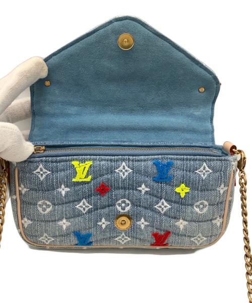 LOUIS VUITTON（ルイ ヴィトン）LOUIS VUITTON (ルイ ヴィトン) モノグラム ニューウェーブ ポシェット ブルーの古着・服飾アイテム