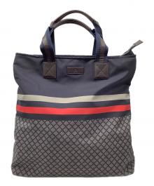 GUCCI（グッチ）の古着「ハンドバッグ」｜ネイビー