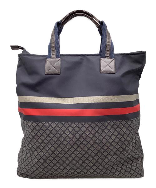 GUCCI（グッチ）GUCCI (グッチ) ハンドバッグ ネイビーの古着・服飾アイテム