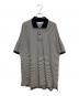 nonnative（ノンネイティブ）の古着「CLERK S/S POLO SHIRT C/L PIQUE BORDER」｜ブラック×ホワイト