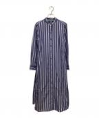 LAUREN RALPH LAURENローレン ラルフ ローレン）の古着「長袖ワンピース」｜ブルー