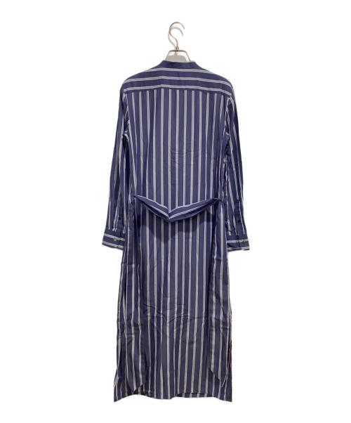 LAUREN RALPH LAUREN（ローレン ラルフ ローレン）LAUREN RALPH LAUREN (ローレン ラルフ ローレン) 長袖ワンピース ブルー サイズ:2の古着・服飾アイテム