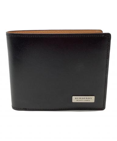 ※売り気りSALE※ BURBERRY ブラック 二つ折り財布 中古・古着通販】BURBERRY BLACK LABEL (バーバリーブラックレーベル
