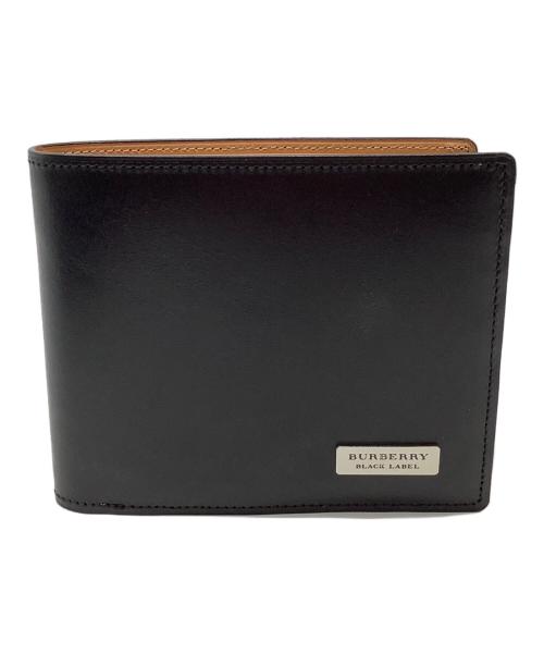 BURBERRY BLACK LABEL（バーバリーブラックレーベル）BURBERRY BLACK LABEL (バーバリーブラックレーベル) 2つ折り財布 ブラックの古着・服飾アイテム