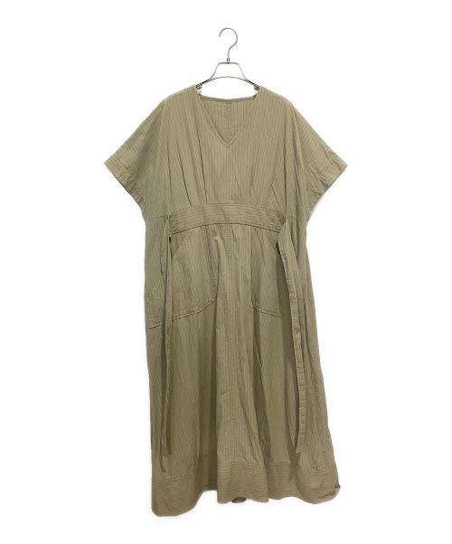 Pilgrim Surf+Supply（ピルグリム サーフサプライ）Pilgrim Surf+Supply (ピルグリム サーフサプライ) Maple Dress カーキ サイズ:1の古着・服飾アイテム