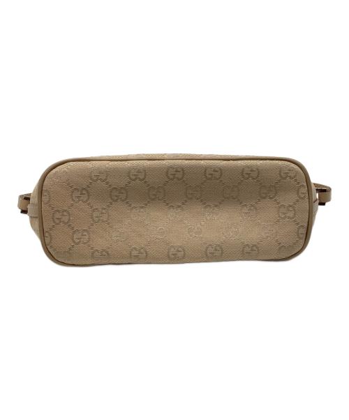 GUCCI（グッチ）GUCCI (グッチ) GG ハンドポーチ ベージュの古着・服飾アイテム