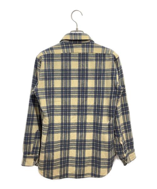 PENDLETON（ペンドルトン）PENDLETON (ペンドルトン) ウールシャツ ブルー×ベージュ サイズ:Sの古着・服飾アイテム