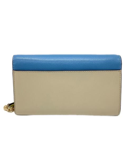 MARC JACOBS（マークジェイコブス）MARC JACOBS (マークジェイコブス) チェーンショルダーバッグ ブルー×ホワイト 未使用品の古着・服飾アイテム