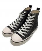 MARC JACOBSマークジェイコブス）の古着「ハイカットスニーカー」｜ブラック×ホワイト