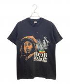 FRUIT OF THE LOOMフルーツオブザルーム）の古着「BOB MARLEY Tシャツ」｜ブラック