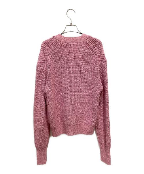 DEPAREILLE（デパリエ）DEPAREILLE (デパリエ) MIX LAME CARDIGAN ピンク サイズ:38の古着・服飾アイテム