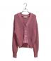 DEPAREILLE（デパリエ）の古着「MIX LAME CARDIGAN」｜ピンク