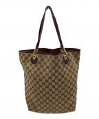 GUCCIグッチ）の古着「GG ハンドバッグ」｜ベージュ