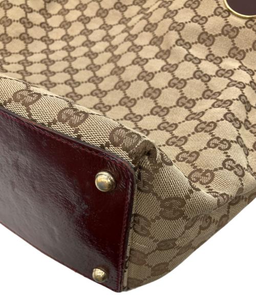 GUCCI（グッチ）GUCCI (グッチ) GG ハンドバッグ ベージュの古着・服飾アイテム
