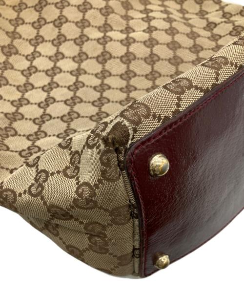GUCCI（グッチ）GUCCI (グッチ) GG ハンドバッグ ベージュの古着・服飾アイテム