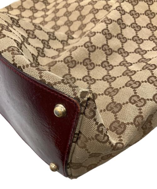 GUCCI（グッチ）GUCCI (グッチ) GG ハンドバッグ ベージュの古着・服飾アイテム