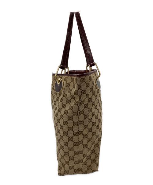 GUCCI（グッチ）GUCCI (グッチ) GG ハンドバッグ ベージュの古着・服飾アイテム