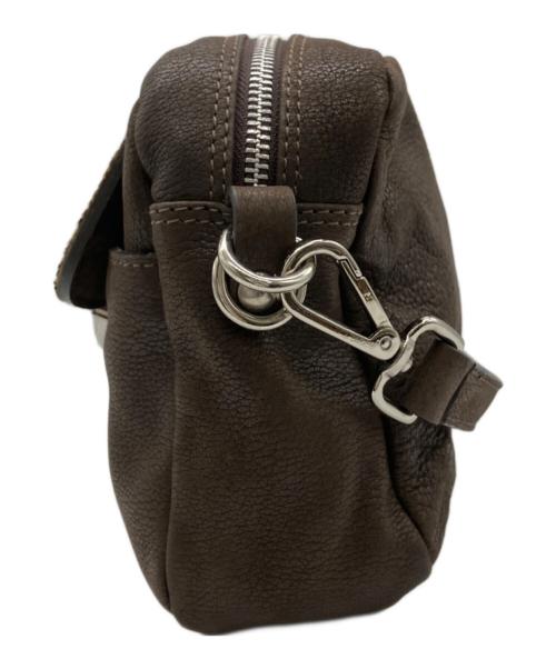 GIANNI CHIARINI（ジャンニ キアリーニ）GIANNI CHIARINI (ジャンニ キアリーニ) レオパード柄 ハンドポーチ ブラウンの古着・服飾アイテム