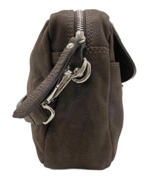GIANNI CHIARINI（ジャンニ キアリーニ）GIANNI CHIARINI (ジャンニ キアリーニ) レオパード柄 ハンドポーチ ブラウンの古着・服飾アイテム