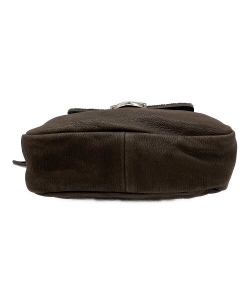 GIANNI CHIARINI（ジャンニ キアリーニ）GIANNI CHIARINI (ジャンニ キアリーニ) レオパード柄 ハンドポーチ ブラウンの古着・服飾アイテム