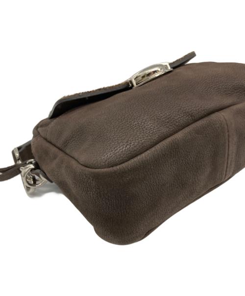 GIANNI CHIARINI（ジャンニ キアリーニ）GIANNI CHIARINI (ジャンニ キアリーニ) レオパード柄 ハンドポーチ ブラウンの古着・服飾アイテム