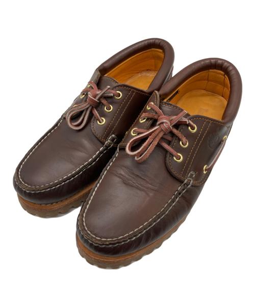 Timberland（ティンバーランド）Timberland (ティンバーランド) Authentics 3 Eye Classic Lug ブラウン サイズ:US9の古着・服飾アイテム