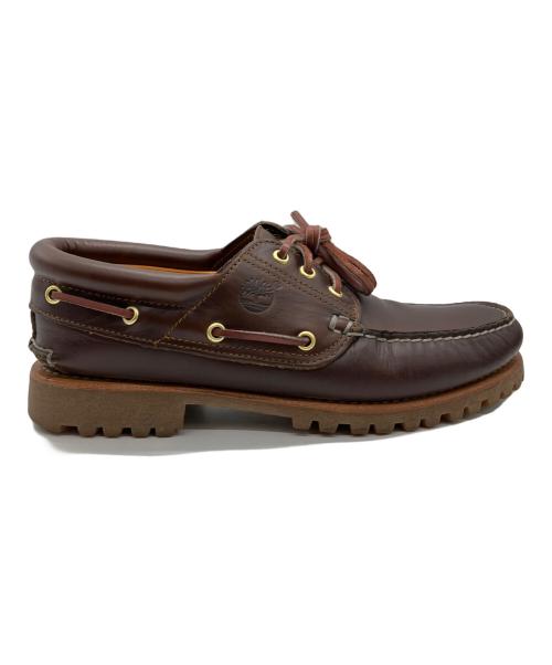 Timberland（ティンバーランド）Timberland (ティンバーランド) Authentics 3 Eye Classic Lug ブラウン サイズ:US9の古着・服飾アイテム
