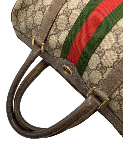 GUCCI（グッチ）GUCCI (グッチ) ボストンバッグ グレーの古着・服飾アイテム